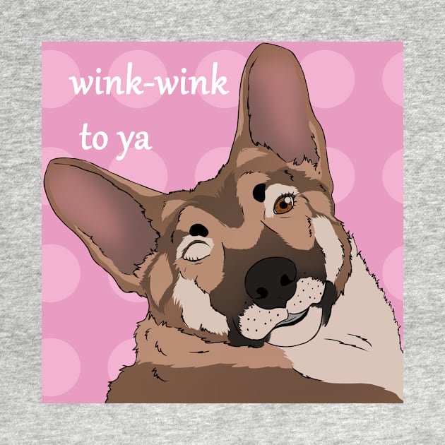 Winky doggy by Karl_The_Faun